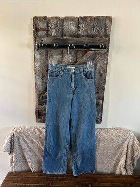 Women's Levi's High Waisted Straight Stone Wash Jeans